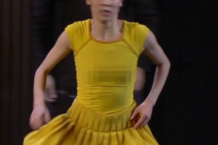 【放送事故】バレエダンサーの乳首がクッキリ透けていた！（※拡大画像あり）